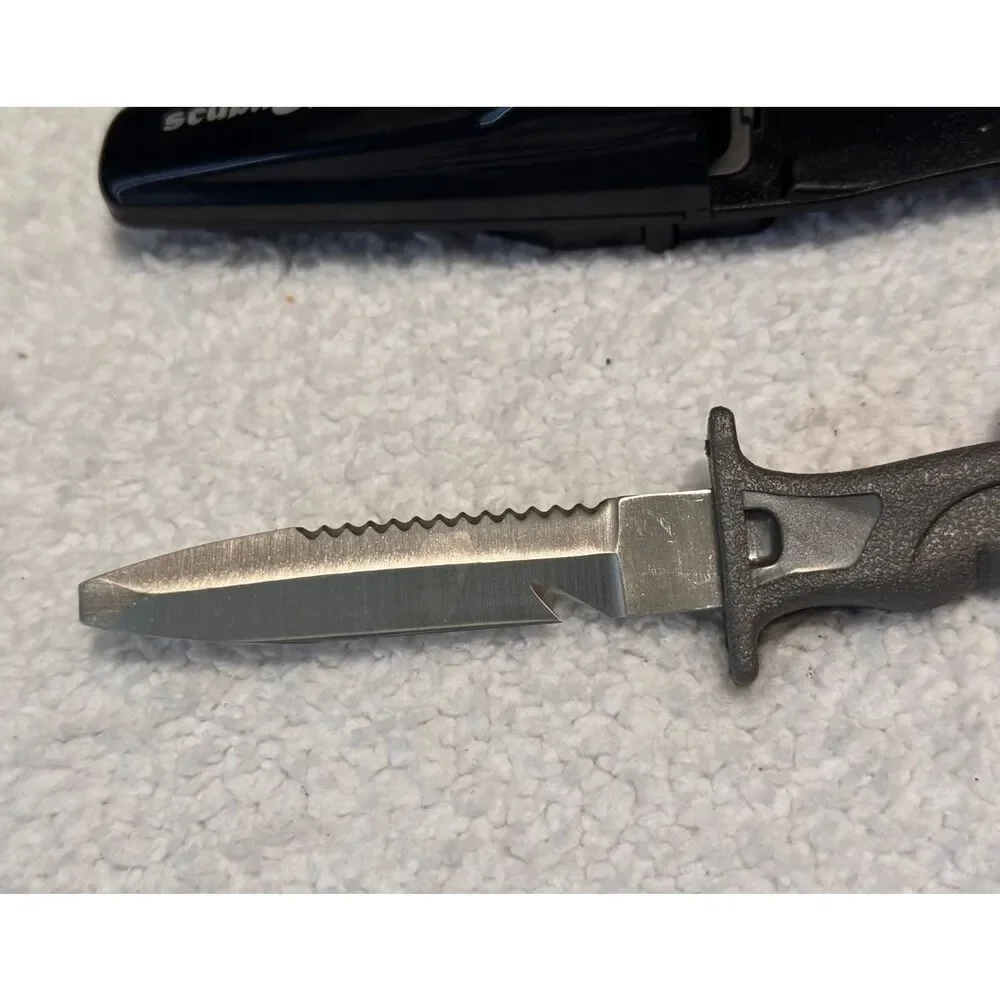 Scuba Quest Blunt Tip Diving Knife With Sheath
